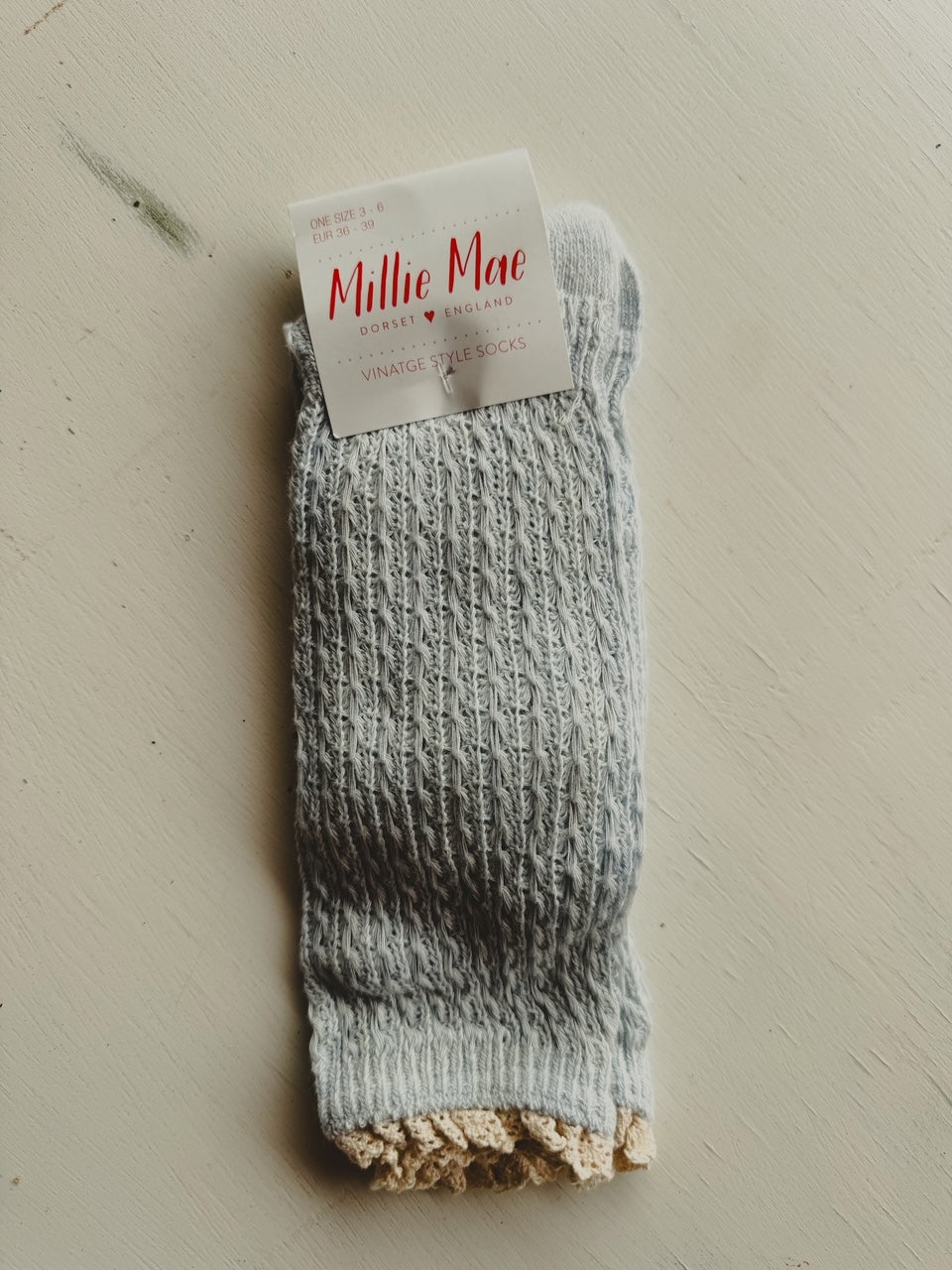 Calcetines azul vintage