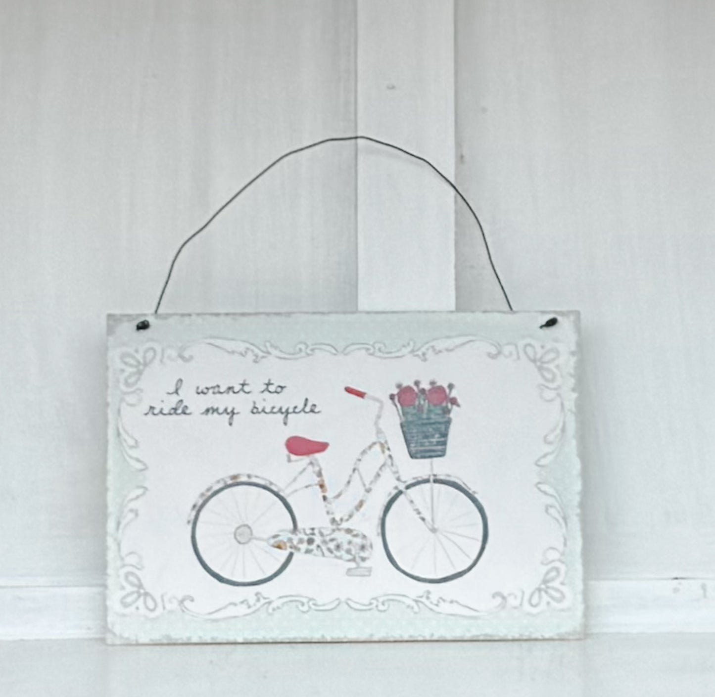 I want to ride my bicycle