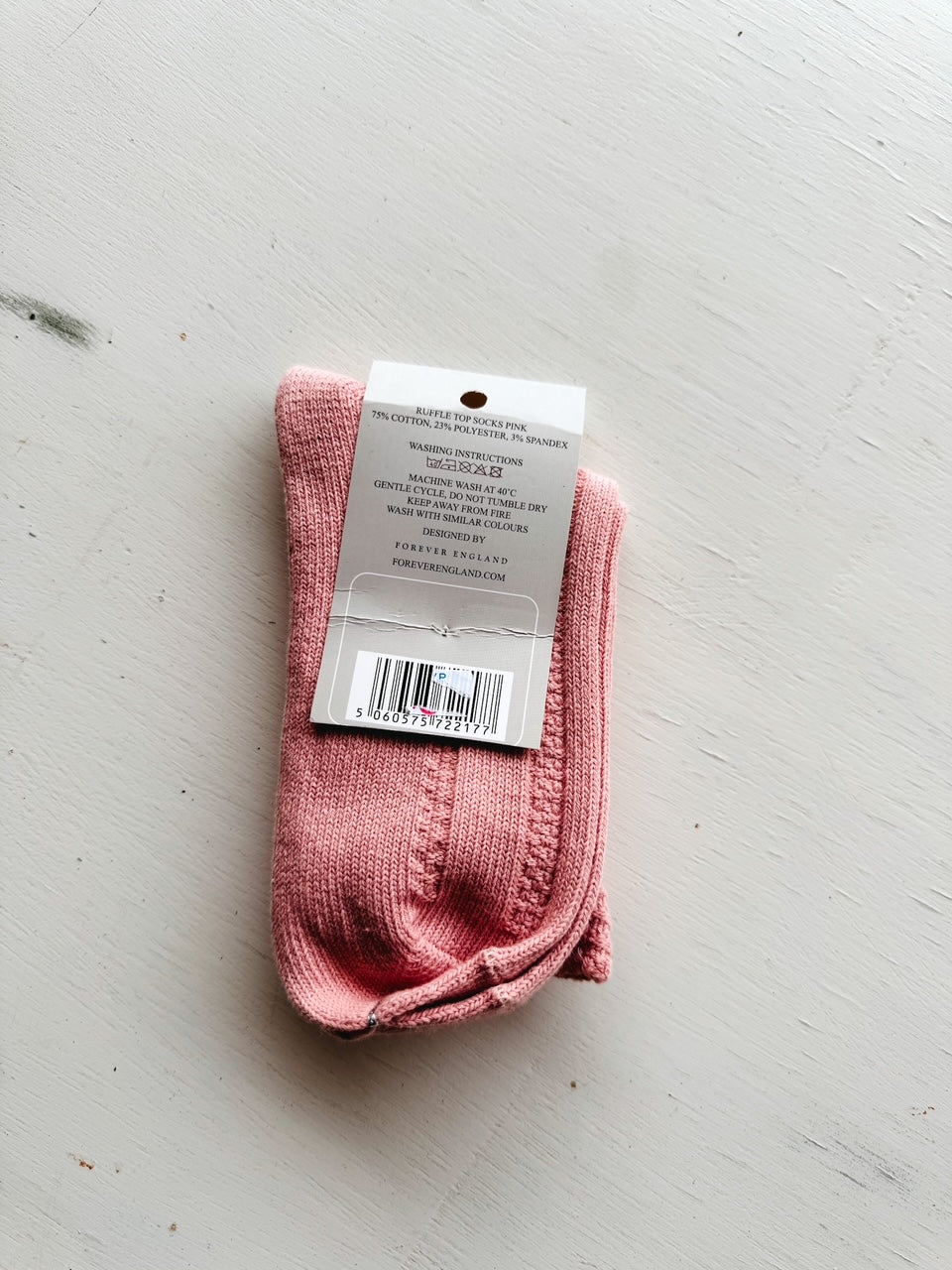 Calcetines rosa vintage