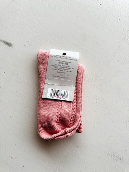 Calcetines rosa vintage