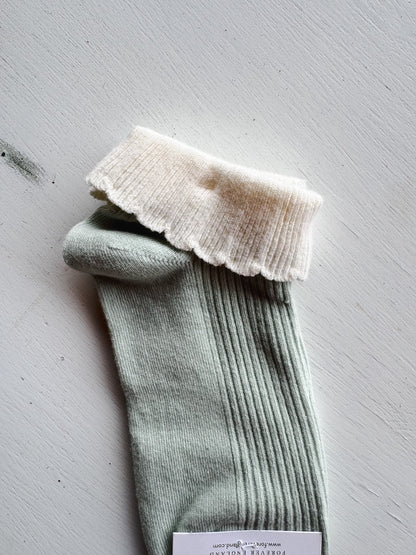Calcetines verde vintage